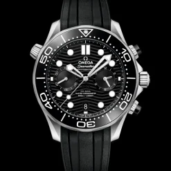 44 mm, Stahl mit Kautschukband