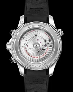 44 mm, Stahl mit Kautschukband