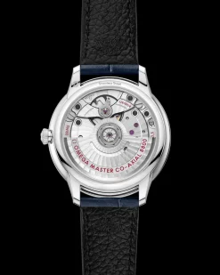 34 mm, Stahl mit Lederarmband