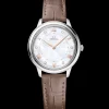 30 mm, Stahl mit Lederarmband