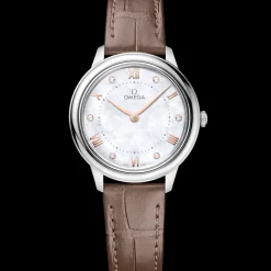 30 mm, Stahl mit Lederarmband