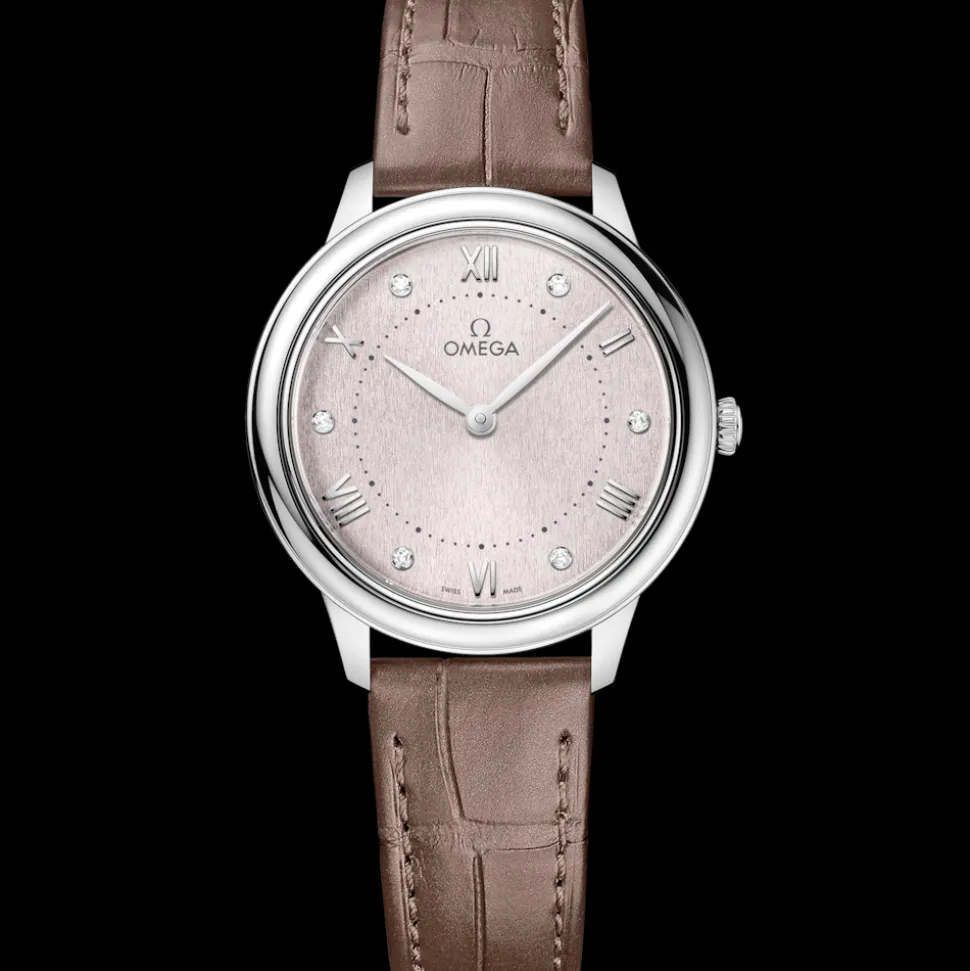 30 mm, Stahl mit Lederarmband
