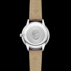 30 mm, Stahl mit Lederarmband