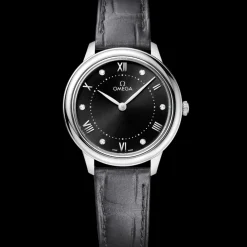30 mm, Stahl mit Lederarmband