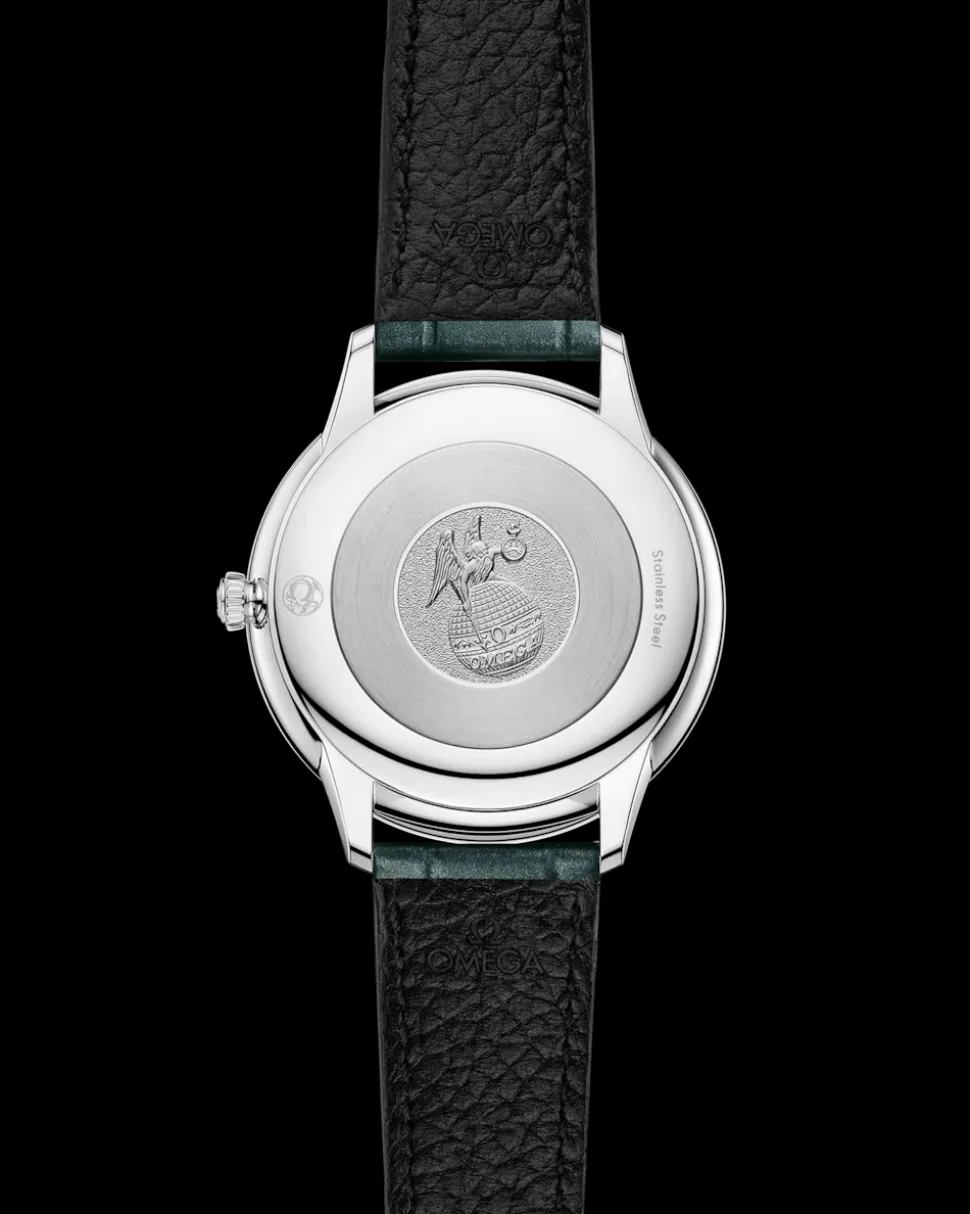 30 mm, Stahl mit Lederarmband