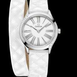 26 mm, Stahl mit Lederarmband