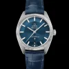 39 mm, Stahl mit Lederarmband