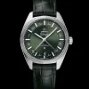 41 mm, Stahl mit Lederarmband