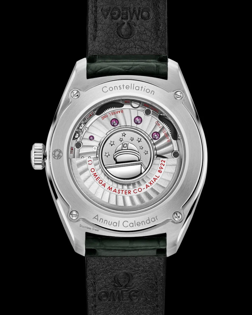 41 mm, Stahl mit Lederarmband