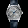 41 mm, Stahl mit Lederarmband