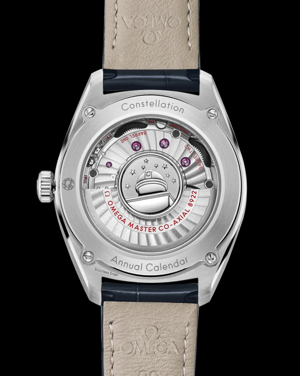 41 mm, Stahl mit Lederarmband