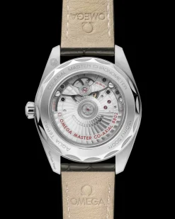 38 mm, Stahl mit Lederarmband