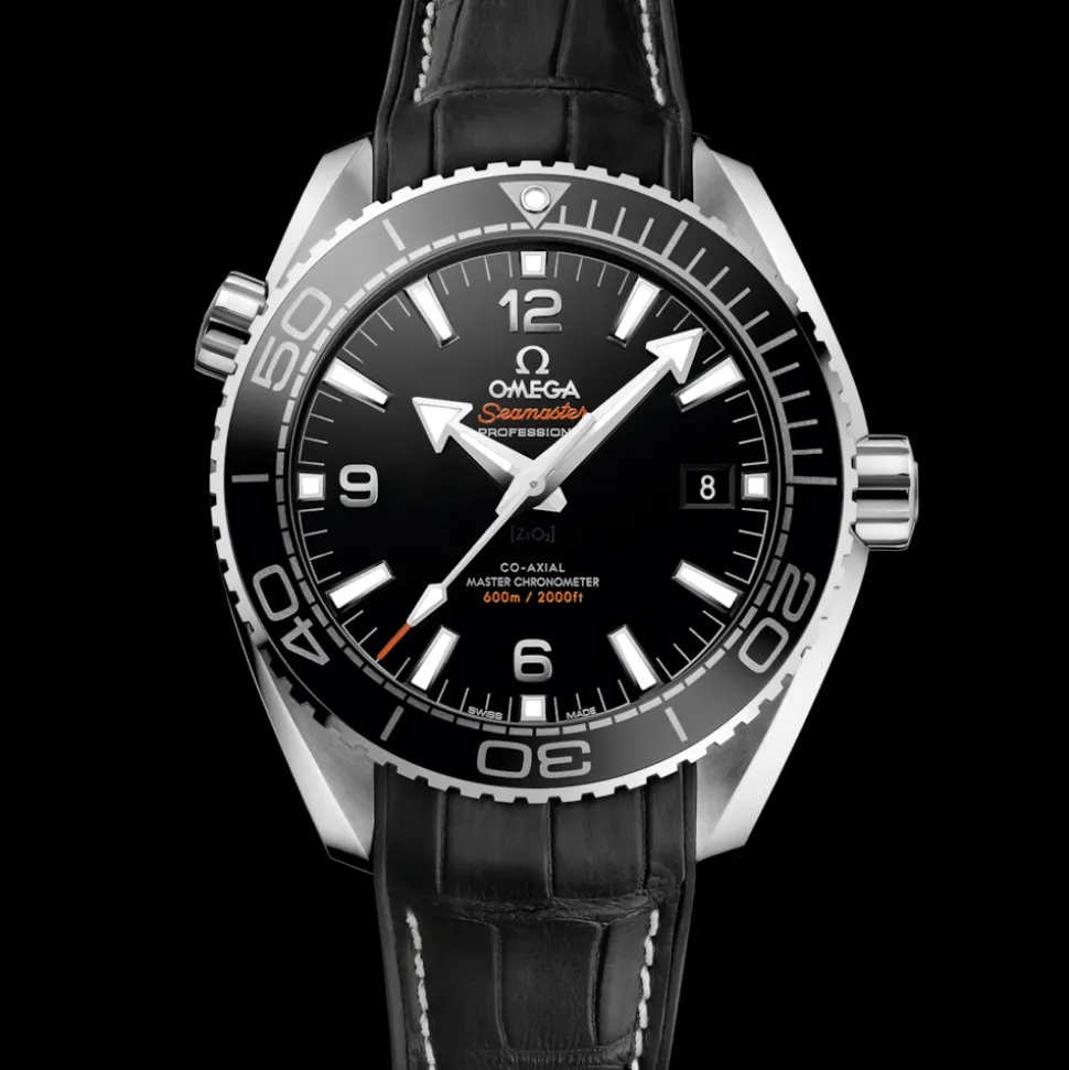 43,5 mm, Stahl mit Lederarmband mit Innenseite aus Kautschuk