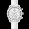 38 mm, Stahl mit Lederarmband
