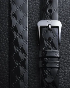 26 mm, Stahl mit Lederarmband