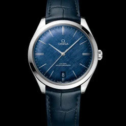 40 mm, Stahl mit Lederarmband