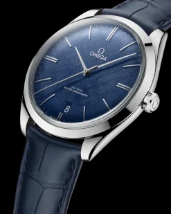 40 mm, Stahl mit Lederarmband