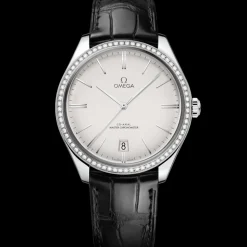 40 mm, Stahl mit Lederarmband
