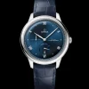 41 mm, Stahl mit Lederarmband