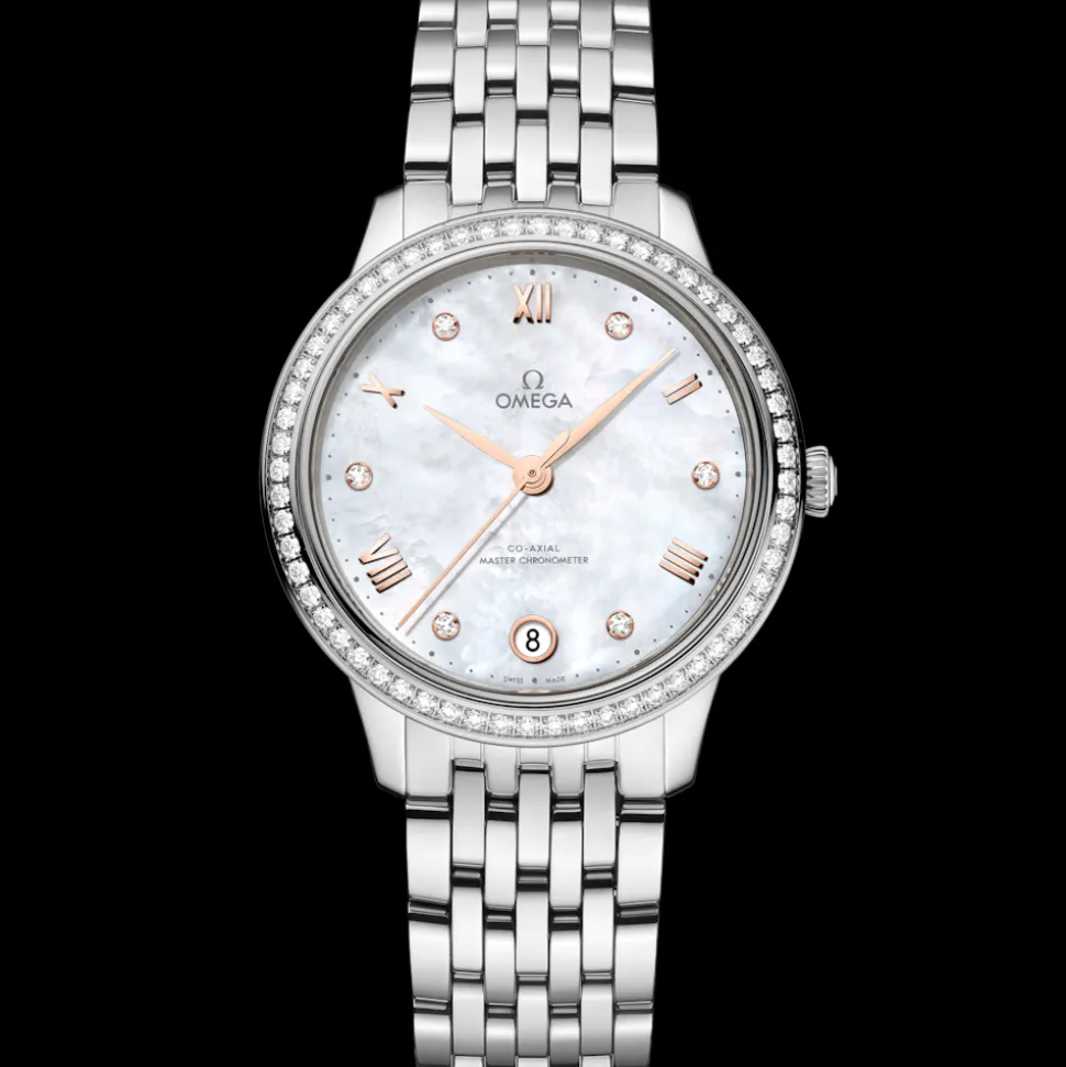 34 mm, Stahl mit Stahlarmband