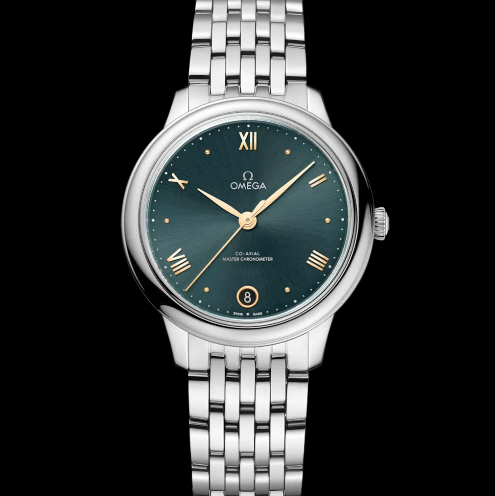 34 mm, Stahl mit Stahlarmband