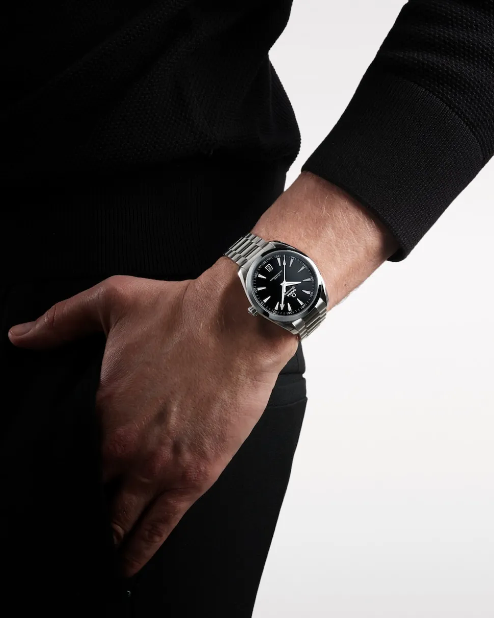 41 mm, Stahl mit Stahlarmband