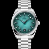 38 mm, Stahl mit Stahlarmband
