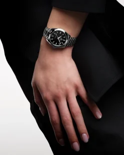34 mm, Stahl mit Stahlarmband