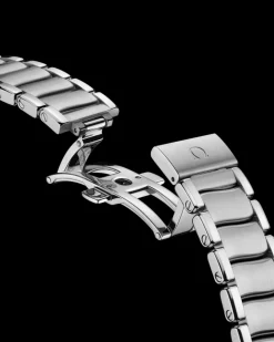 34 mm, Stahl mit Stahlarmband