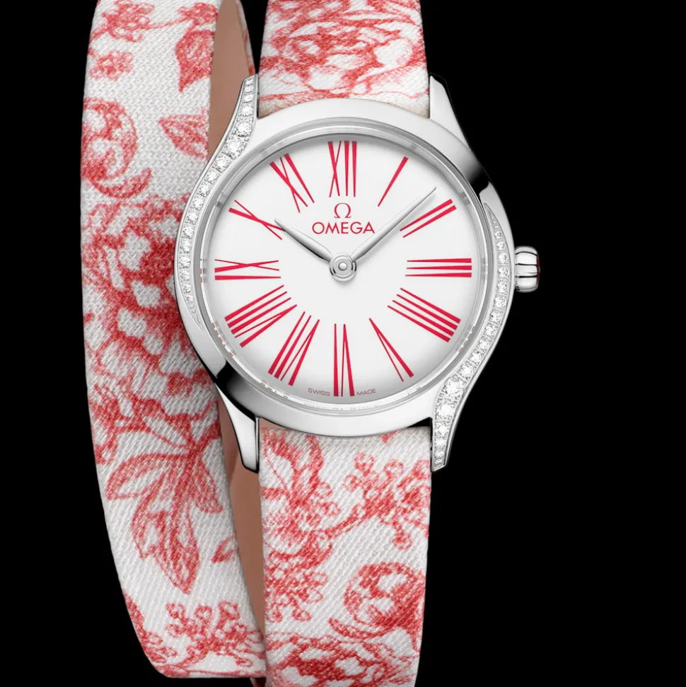 26 mm, Stahl mit „Toile de Jouy“