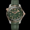 42 mm, Titan ‑ Bronze‑Gold mit Kautschukband