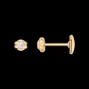 Ohrringe, 18 K Gelbgold, Diamanten