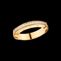Ring, 18 K Gelbgold, Diamanten