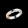 Ring, 18 K Rotgold, 18 K Weißgold