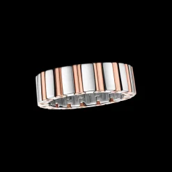 Ring, 18 K Rotgold, 18 K Weißgold