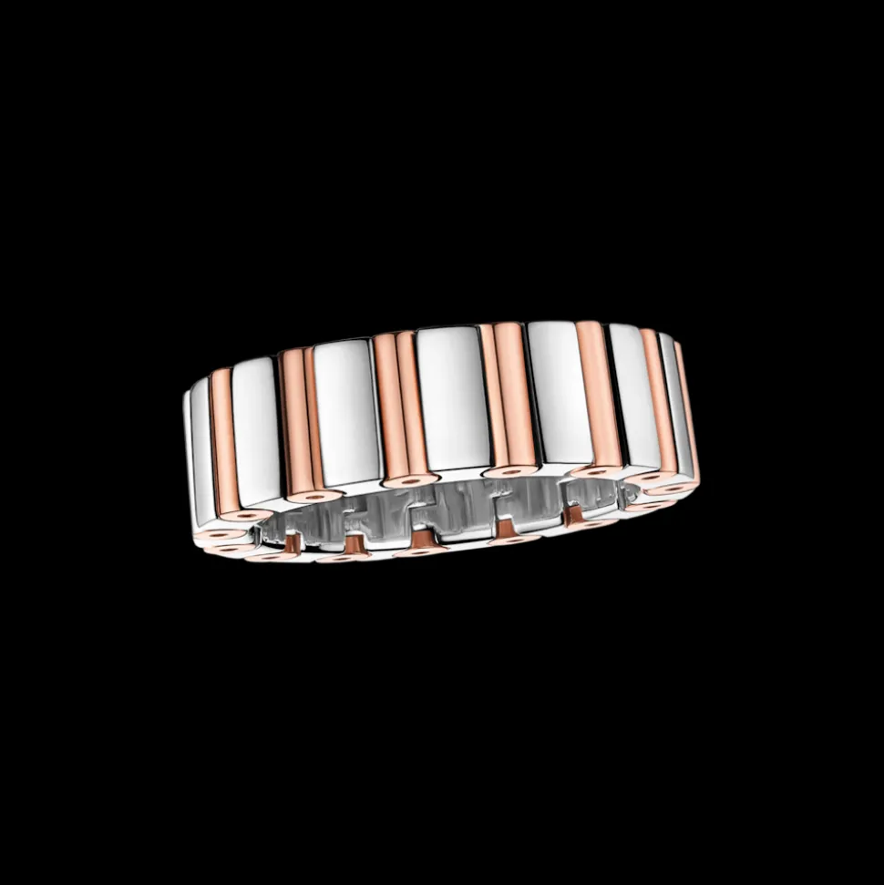 Ring, 18 K Rotgold, 18 K Weißgold