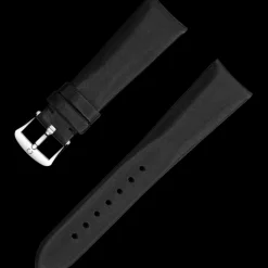 Schwarzes Armband aus technischem Satin mit Dornschließe