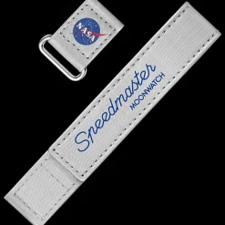 2‑teiliges graues Speedmaster Moonwatch VELCRO®‑Armband