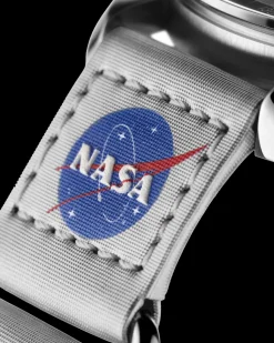 2‑teiliges graues Speedmaster Moonwatch VELCRO®‑Armband